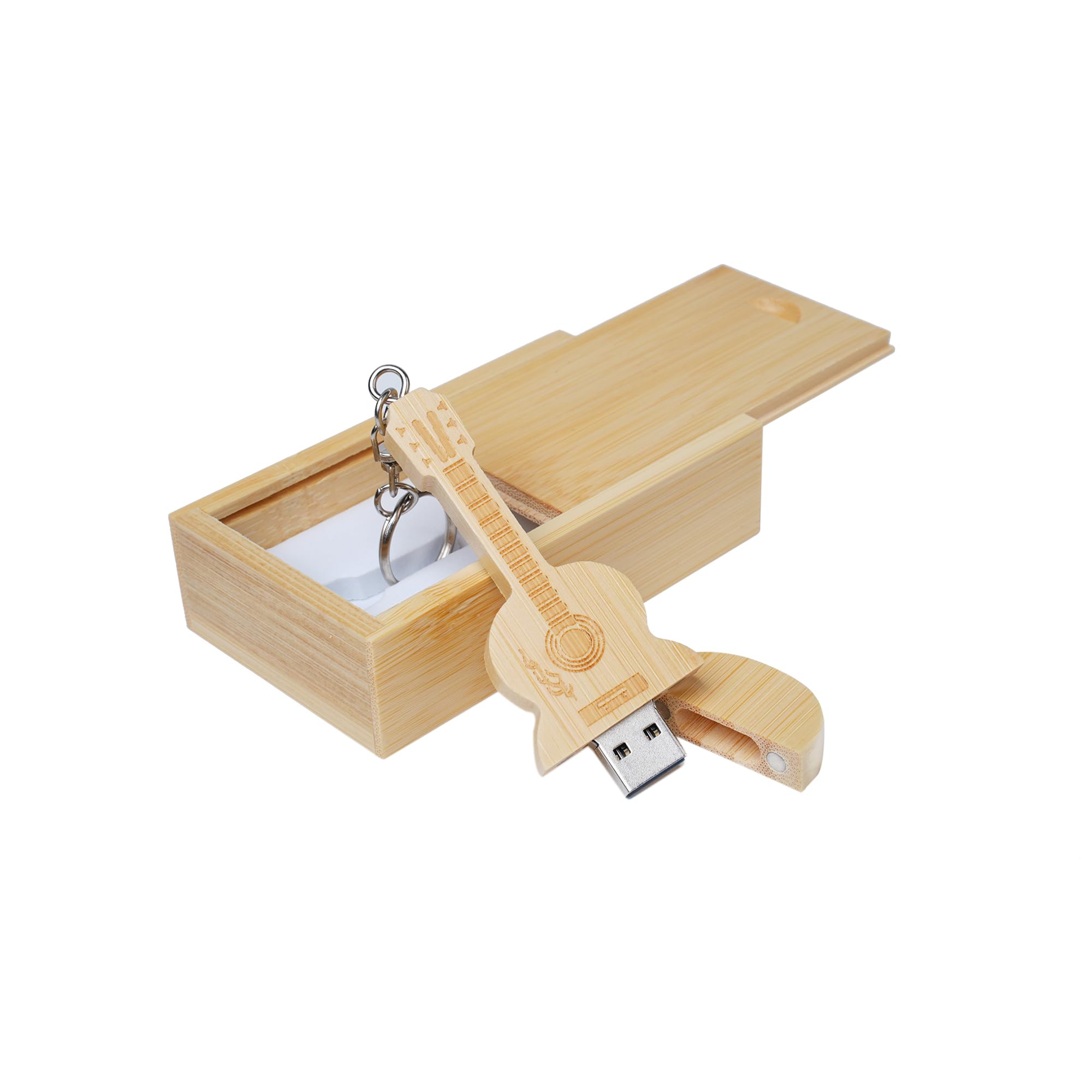 USB Stick Guitar Shape Maple Wood 2.0/8GB Bamboo Wood
