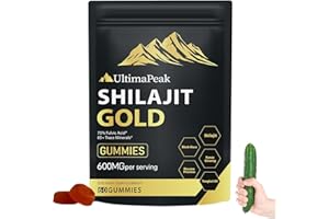 ultimapeak VITACORE Shilajit Gummies for Men & Women | 85+ Trace Minerals & Fulvic Acid | Non-GMO Vegan Gummies for Energy & Wellness (1pc)