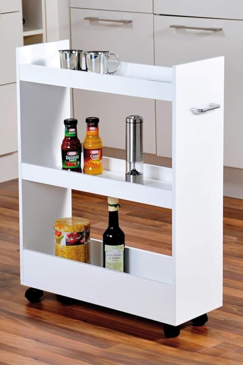 Kesper, Nische-Regal, Holz, Weiß, 22 x 60 x 79 cm