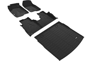 ANBINGO®- Floor Mats & Cargo Liner Full Set for Honda CRV 2023-2024 Hybrid TPE CR-V Waterproof Non-Slip Car Floor Liners Full Set, Cargo Tray in Highest Position