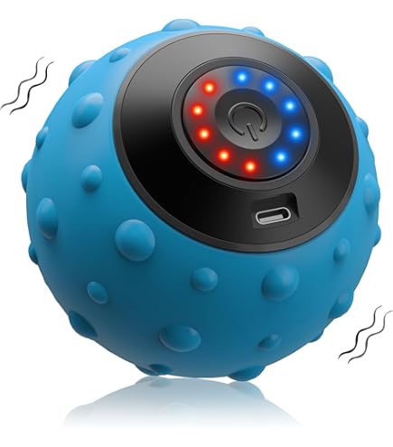 Amazon.com: FirstHealth Vibrating Massage Ball, Silicone Recovery Roller  with 2 Massage Speeds, Textured Massager Ball for Muscles and Tissues,  Post-Workout Recovery Device, Battery Operated and Easy to Clean : Health &  Household