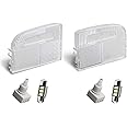 HERCOO Roof Map Dome Light Cover Lens Kit Overhead Interior Dome Lamp Switch LED Bulb Compatible with Honda CR-V Odyssey Accord Pilot Ridgeline Element Insight