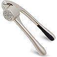 Premium Garlic Press with Soft Easy-Squeeze Ergonomic Handle, Sturdy Design Extracts More Garlic Paste Per Clove, Garlic Crus