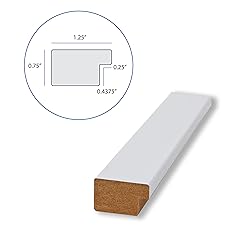 ArtToFrames 5x28 Inch White Picture Frame, This