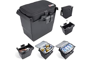 FIASRAC for Defender Center Underseat Storage Bin+Portable Ice Chest Cooler,Compatible with Can Am Defender/Defender Max 2016-2022 Replace OEM #715003446