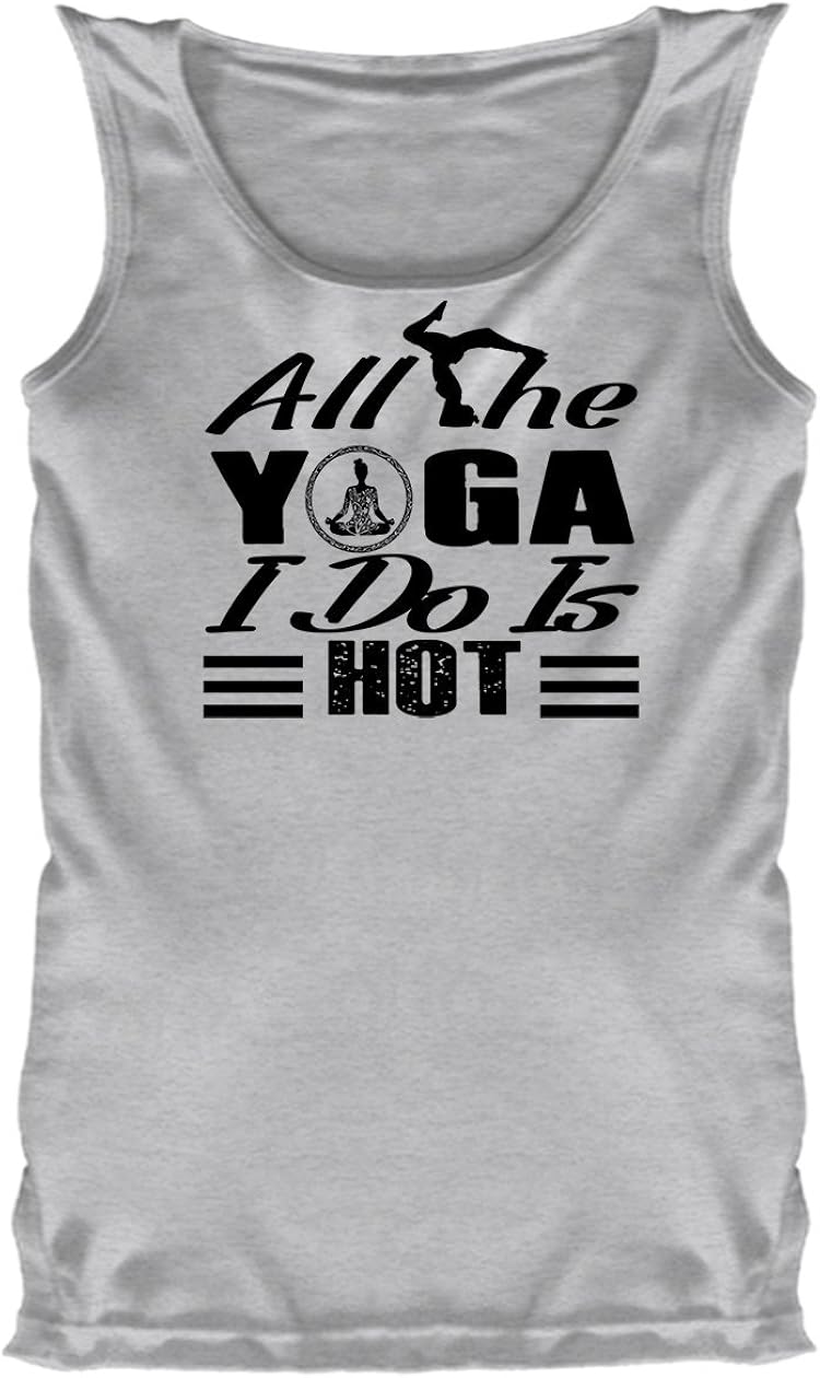 Amazon All White I Do Hot Yoga T Shirt Tank Top For Men Clothing
