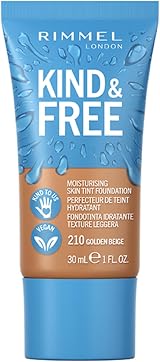 Rimmel London Moisturising Skin Tint Foundation Golden Beige 210