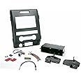 Scosche ICFD7BN Single or Double DIN Radio Install Dash Kit and Harness Compatible with 2009-12 Ford F-150 XL Pickup (Base Trim Only) - Complete Basic Car Stereo Installation Kit - Does Not Retain SWC