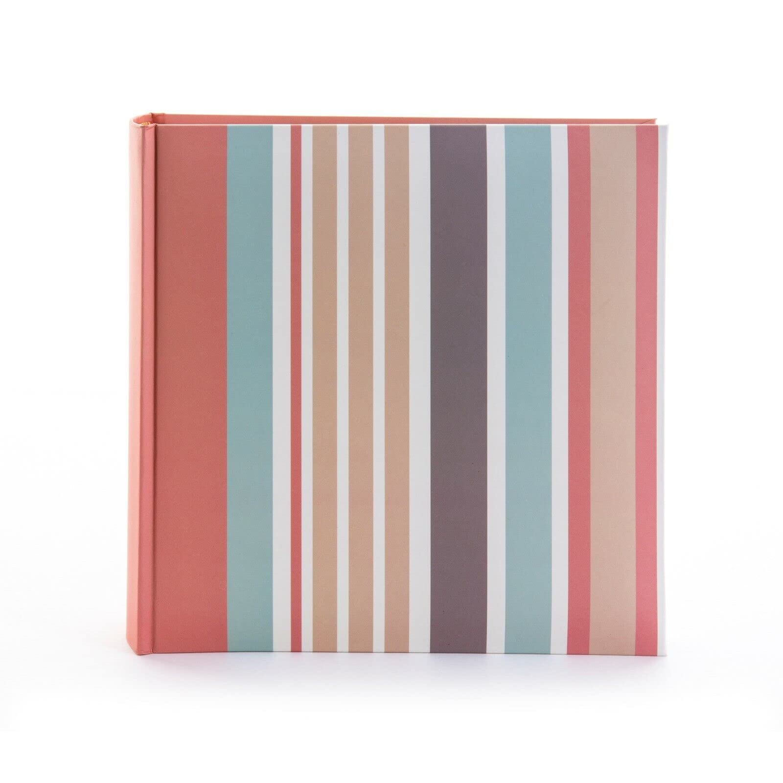 Kenro Candy Series Memo Photo Album, Colourful Stripes Design, for 200 Photos 6x4 Inch/10x15cm - CN101SR