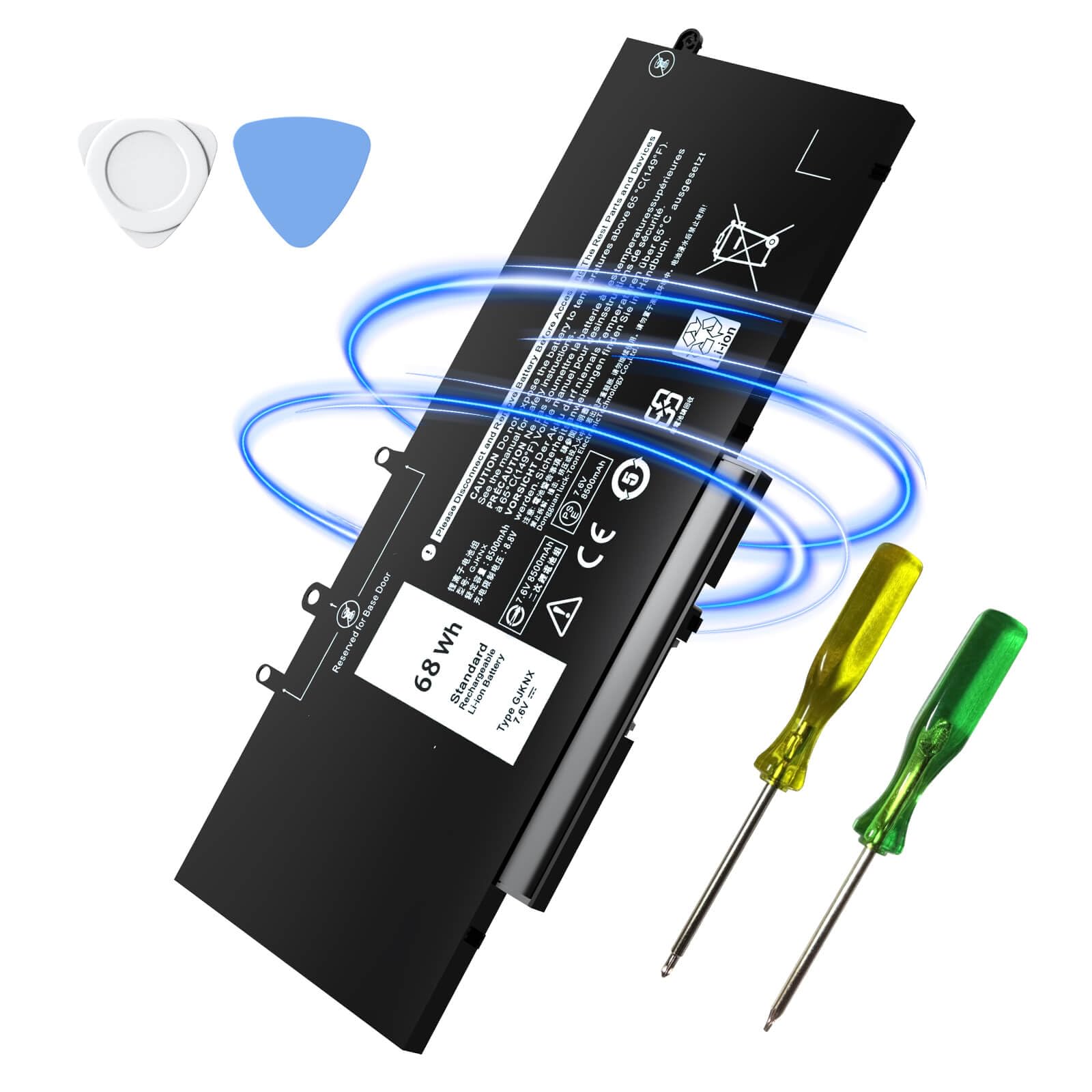 68Wh GJKNX Laptop Battery Replacement for Dell