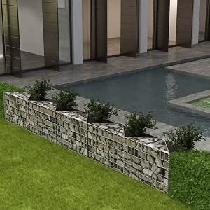 LucaSng - Cesta para gavión, Jardinera para Verduras, bancal Alto ...