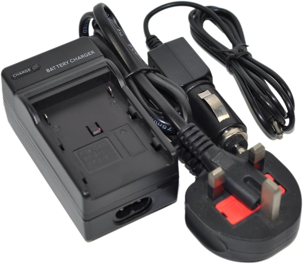 VW-VBK180 Battery Charger AC/DC Single for VWVBK180 VBK180K VBK180GK VW-VBK360 VBK360K BK360GK VW-VBL090 VW-VBL090GK VW-VBL090PPK VW-VBL360 HC-V10 V100 V100EG-W V100K V100M HDC-SD60K SD60P k1a