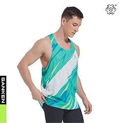 Sanken Men's Seamless Running Tank Tops Ultra