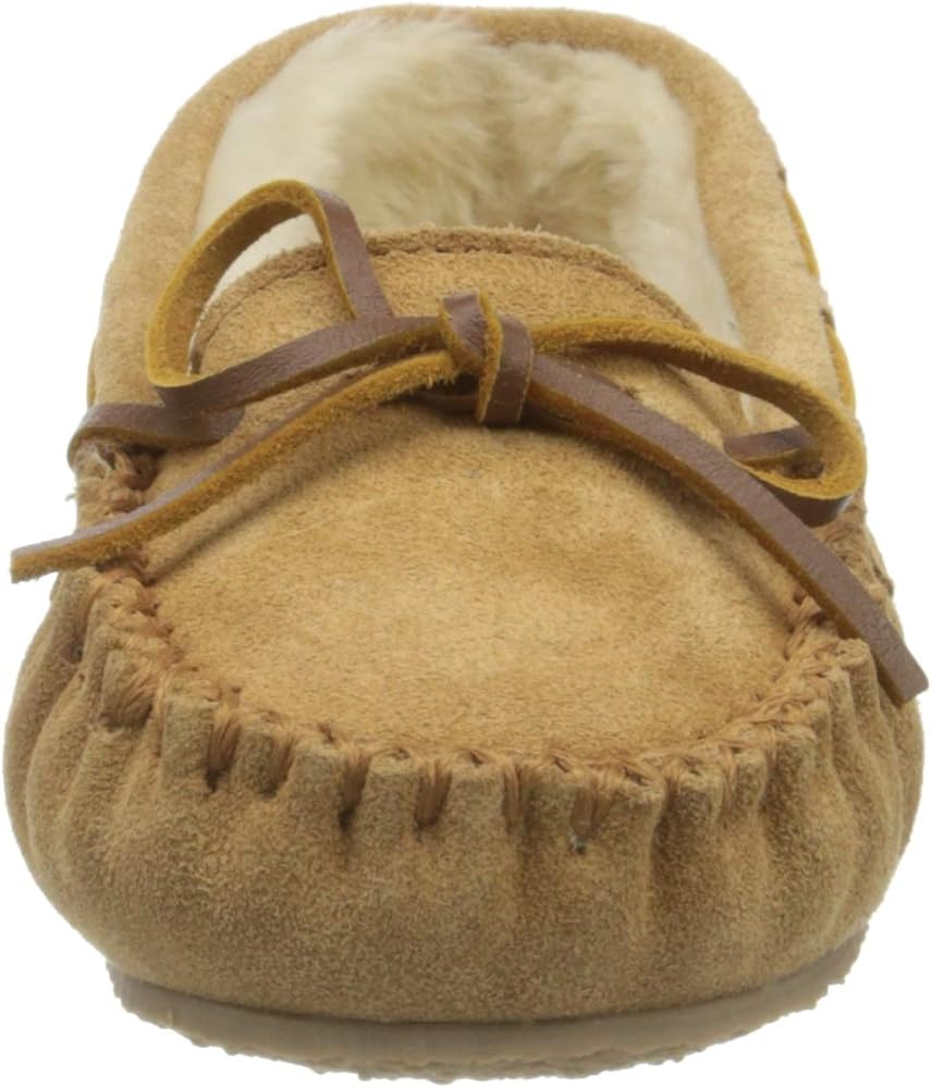 minnetonka fur slippers