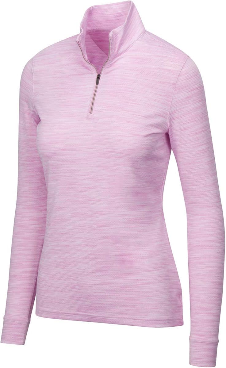 T-Shirts On Sale Greg Norman Men´s Grey/Heather Lab 1/4 Zip Hoodie Apparel Golf Hoodies For Men