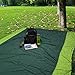G4Free Double Camping Hammock - Portable High Strength Hammock - Lightweight Blend Color Nylon Fabric Parachute for Outdoor. Hammock Straps & Steel Carabiners Include(Dark Green/Bright Green)