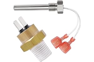 Funmit 42002-0024S Stack Flue Sensor & 42001-0063S High Limit Switch Replacement for Pentair Sta-Rite MasterTemp Max-E-Therm Pool and Spa Heater Electrical System