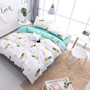 Amazon.com: Cliab Pineapple Bedding Queen Bed Sheets 100%