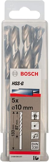 Bosch Professional Metal Drill Bit HSS-G DIN 338 Ø12.5x101x151 mm view 7