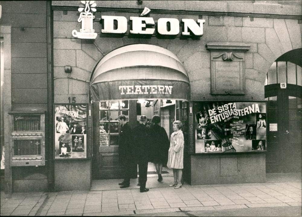 Photographs - Vintage photo of Ideon Theater at Stockholm, Sweden.