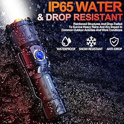 Sogdeco Rechargeable Flashlights High Lumens, Super