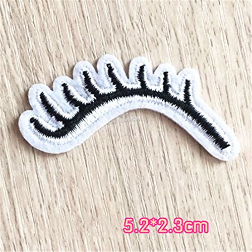 Ownstyle Cool Eye Patch for Clothing Iron on Embroidered Sew Applique Cute Patch Fabric Badge Garment DIY Apparel Accessories (1 Pcs)