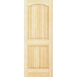 Colonial Two Panel Arch-top Passage
