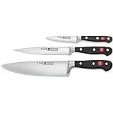 Wüsthof - Three Piece Cook’s Set - 3 1/2" Paring Knife, 6" Utility Knife, and 8" Cook’s Knife (9608)