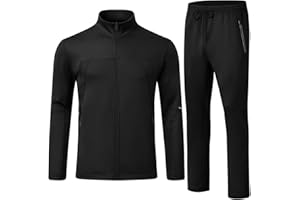 Rdruko Men's Tracksuits 2 Piece Set Athletic Sports Casual Full Zip Jogging Sweatsuit