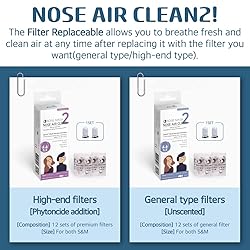 Nose Filter Reusable Breathable Nasal Plugs Air