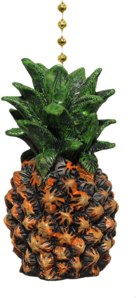 Hospitality Fresh Pineapple Ceiling Fan Pull Ceiling Fan Pull