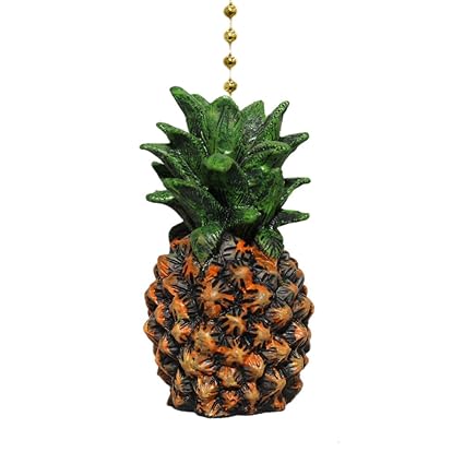 Buy Hospitality Fresh Pineapple Tropical Ceiling Fan Light Pull