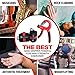 Shadibody Hand Grip Strengthener Strength Trainer Workout + 2 Pack Wrist Wraps - Finger, Forearm Exerciser Adjustable Hand Gripper Resistance Range 22-88 Lbs Non-Slip + 1 Year Warranty