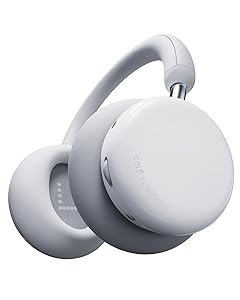 CMF Headphone Pro – Cuffie Bluetooth Over-Ear Wireless – Fino a 100h di Batteria, Hi-Res con LDAC, Audio Spaziale, con Cancellazione Attiva del Rumore – Grigio Chiaro