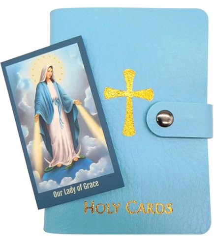 prayer card sleeves Amazon.com: Holy Card Holder Set 20 Sleeves Per Booklet with Saint Michael Prayer  Card : Office Products