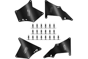 jiankun Durable Fender Liners & Splash Guards for Toyota 4Runner (2003-2009), FJ Cruiser, GX460 & Land Cruiser Accessories(2nd 4runer)