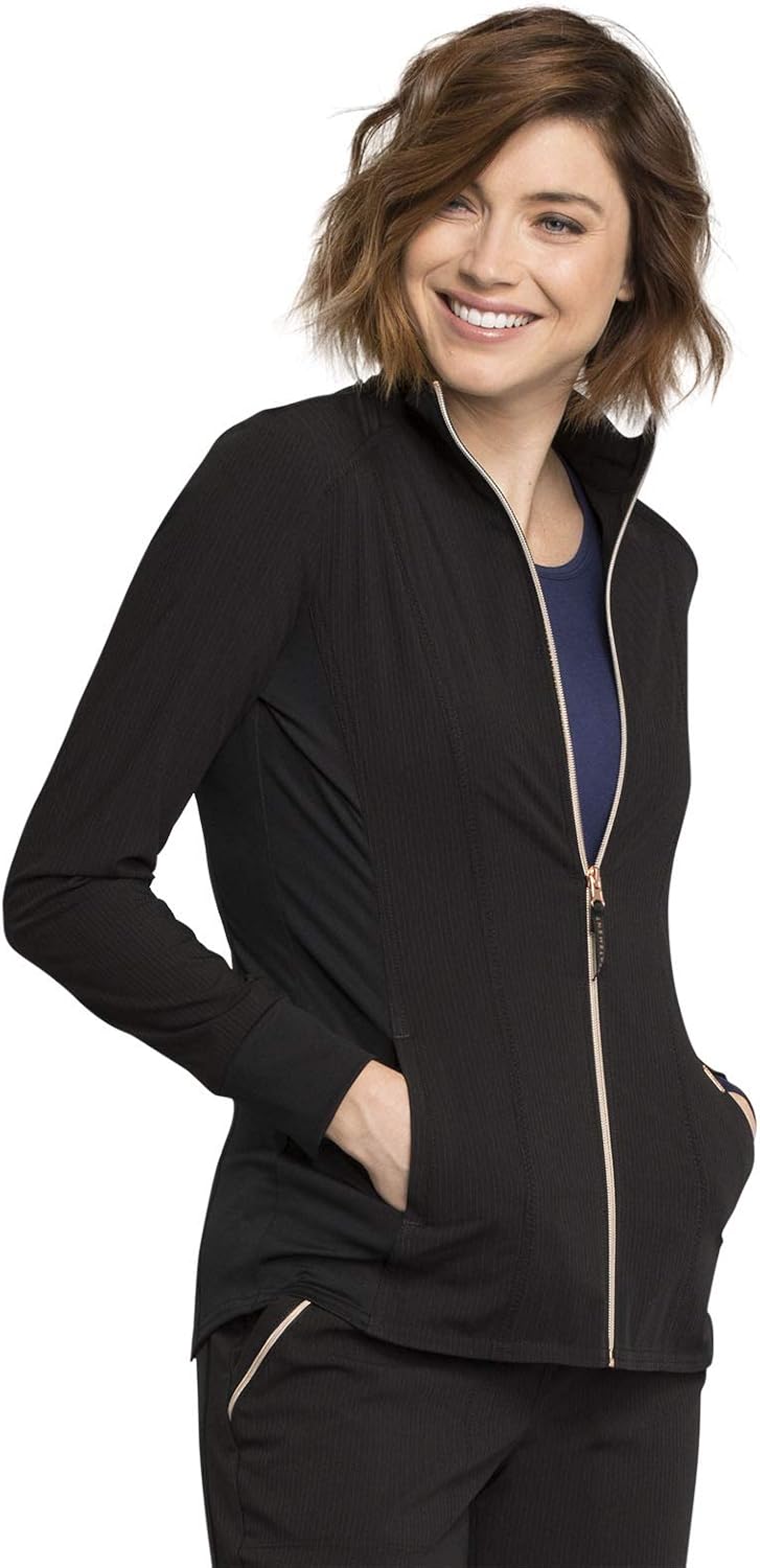 CHEROKEE Statement CK365 Women's Zip Front Jacket: Clothing