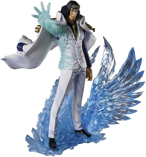Amazon Co Jp ワンピースアニメアクションフィギュアアドミラルクザン戦闘版人形モデルpvc像デイリーライフボックス子供ギフト19 5cm サイズ 19 5cm Banghai ホーム キッチン