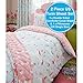 Harwood Textiles Magical Unicorn 2 Piece UK Single/US Twin Sheet Set, 1 x Double Sided Sheet and 1 x Pillowcase