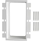AIRTAK 3-Gang Outlet Box Extender, Non-Metallic Electrical Box Extender for Switches and Receptacles, ETL Listed, 1-Pack