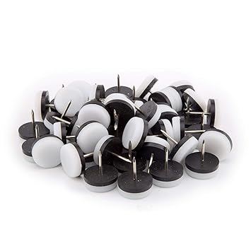 50pcs Round Furniture Pads Ulifestar Nail On Furniture Sliders