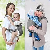 Aolso 4-in-1 Baby Carrier Newborn to Toddler Grey 3.5-18kg view 4