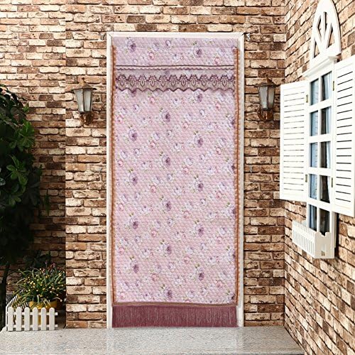 Air conditioning curtain/fabrics,cotton curtain/thicken,household use,bedroom,living room,cold,keep warm,soundproof curtain-B 90x200cm(35x79inch)