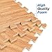 Basics Hardware Interlocking Puzzle Wood Mat (Light Wood)
