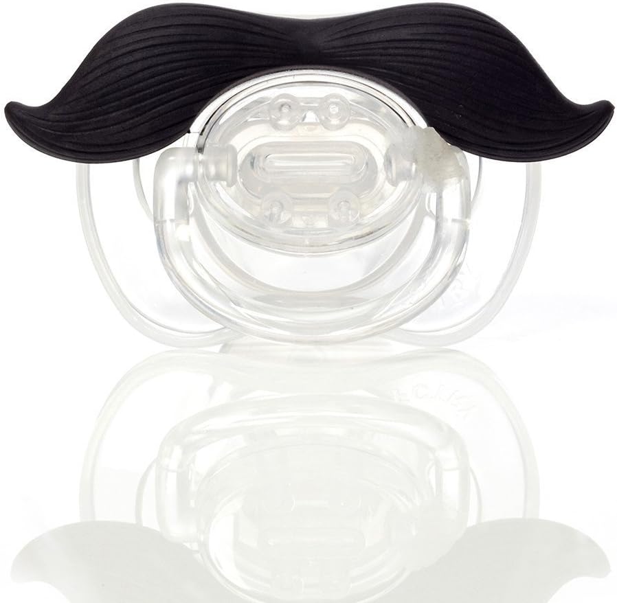The Gentleman Mustache Pacifier (Fulfilled by Amazon)