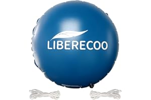 LIBERECOO 4FT Round Pool Pillows for Above Ground Pools - Super Durable 0.4 mm Winter Pillow | Round Inflatable Pillows for Pool Closing (4ft Diameter) | Air Pillow for Winterizing Pool Cover