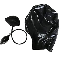 MFMYEE SM Latex Gag Inflatable Latex Plug,BDSM
