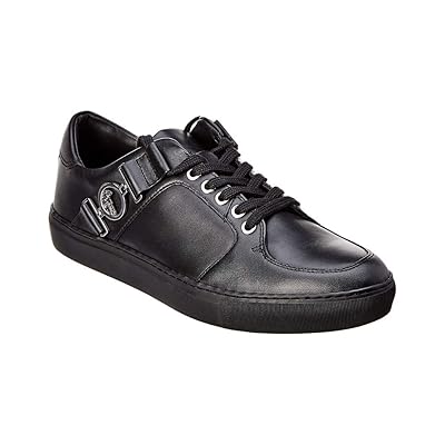 Versace Collection Men's Black Leather Low Top Bahrain Ubuy