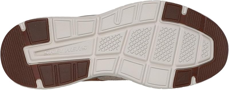 Masculino Arch Fit Crosser Emeric Slip-In TREINADOR, Taupe Brown Malha / Sintético, 42 EU