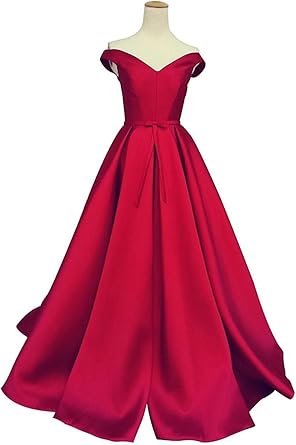 amazon red prom dress